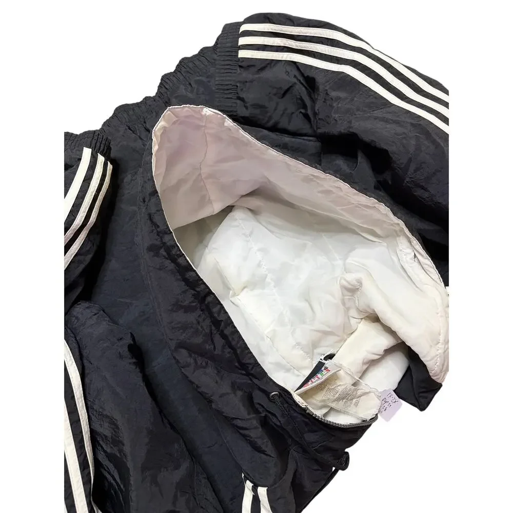Adidas Vintage Insulated Branded Graphic Hoodie Jacket size Large